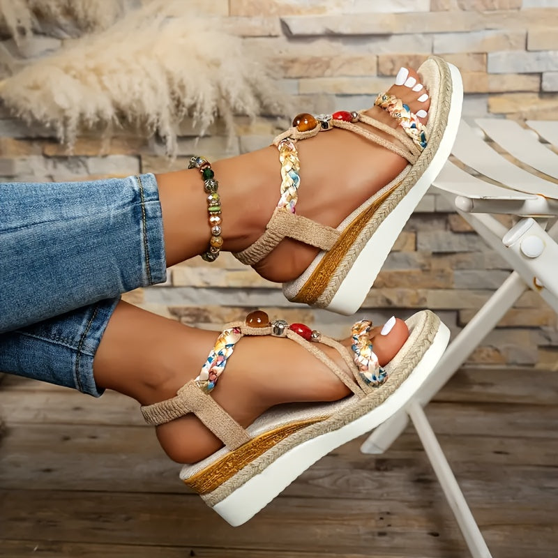 Women's Platform Sandals – Slip-On for Beach & Water