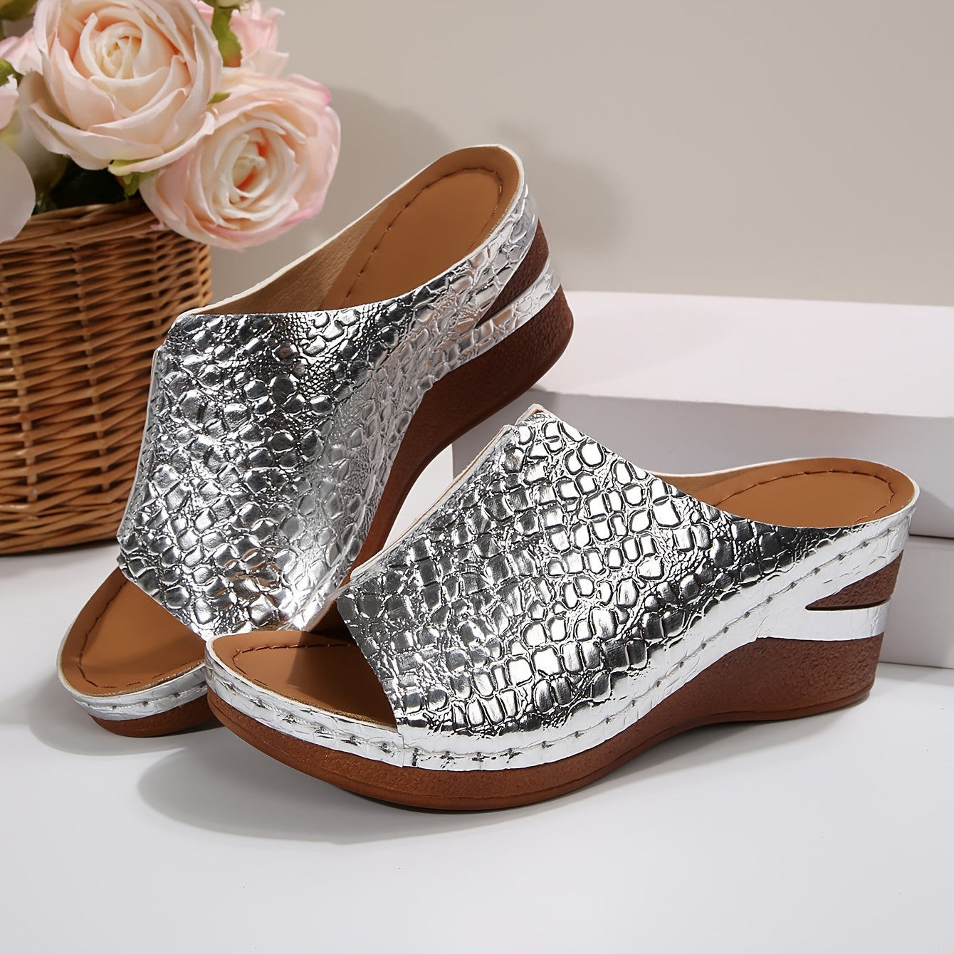 Women's Champagne Shoes - product view 3