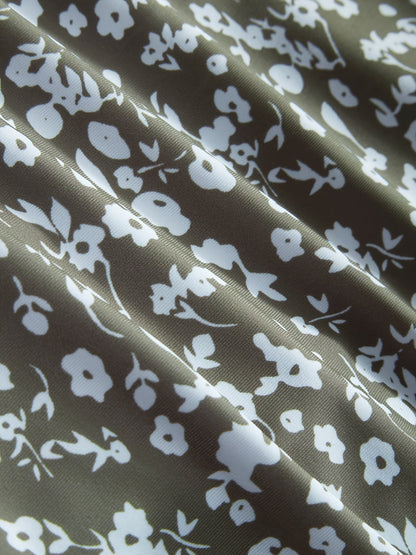 Women's Plus Size Tankini - Floral Print Vacation Style 50 detail image - detail view 4