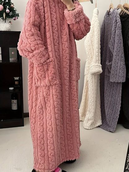 Women's Plush Robe - Plush Comfort