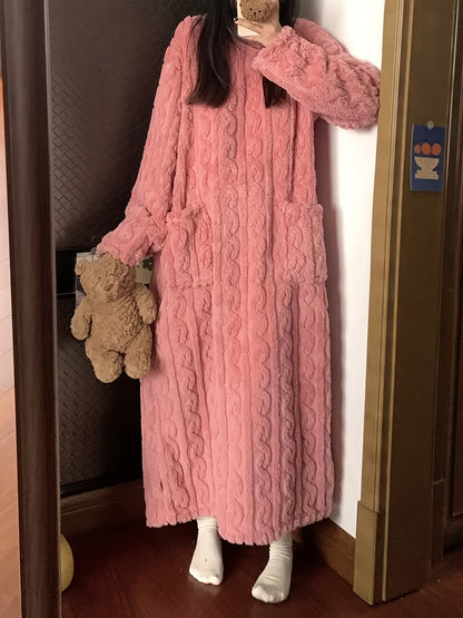 Women's Plush Robe - Plush Comfort