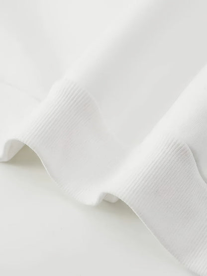 Women's Relaxed Graphic Pullover Hoodie Everyday 093 detail image - detail view 10