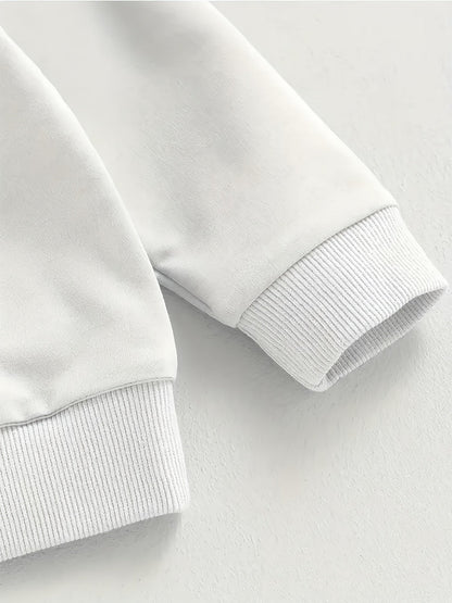 Women's Relaxed Graphic Pullover Hoodie Everyday 093 detail image