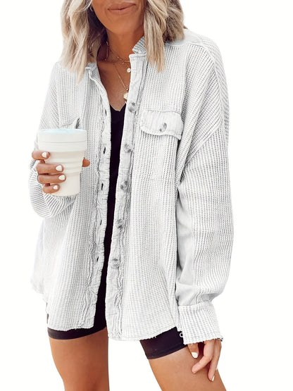 Women's Relaxed Single-Breasted Coat detail image