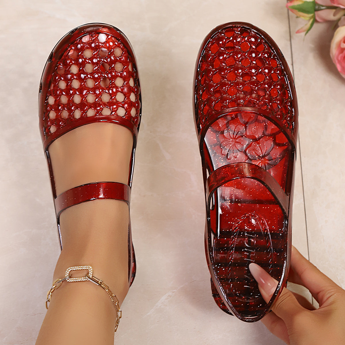 Women's White Shoes - product view 4
