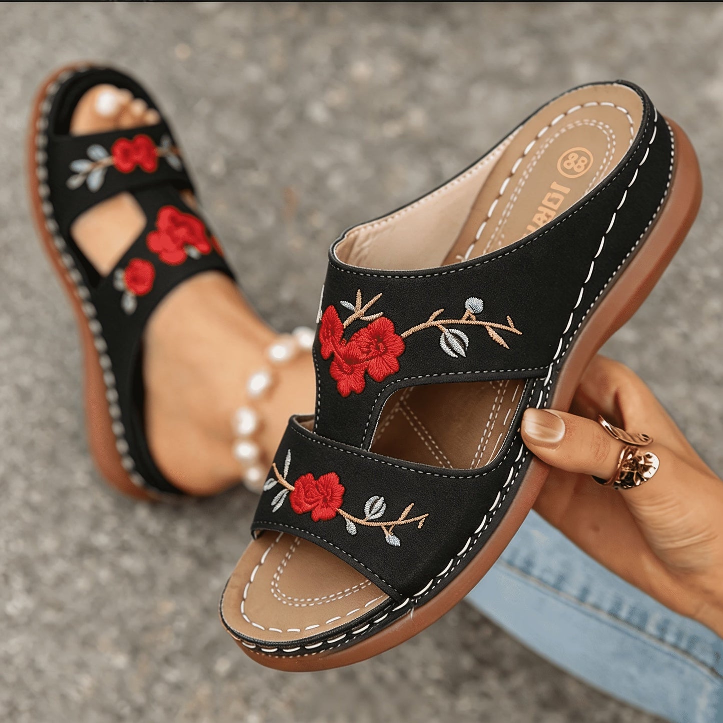 Women's Black Shoes - product view 2