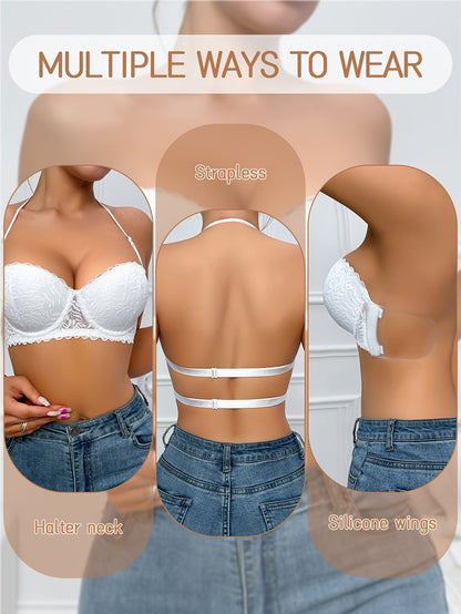 Women’s Seamless Bra - Lace Detail Comfort
