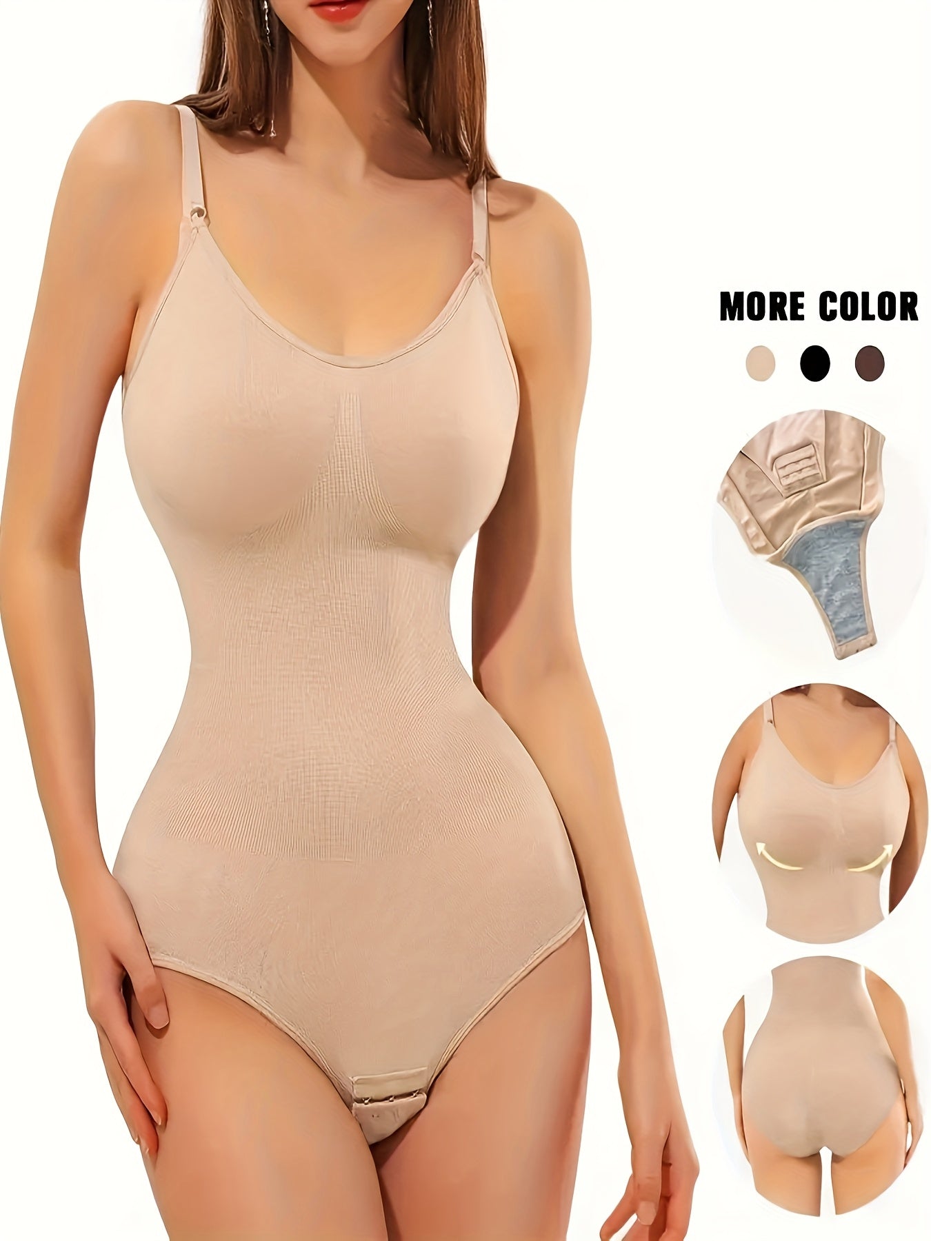 Women's Seamless Shapewear Bodysuit - Regular Fit Style 8117