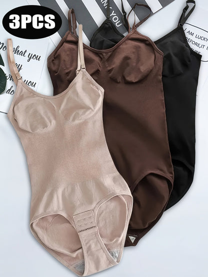 3pcs Bodysuits Tummy Control 3pcs Seamless Body Shaping Bodysuits for Tummy - product view 6
