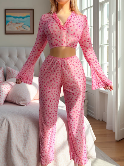 Women's Sheer Pajama Set - Sheer Comfort