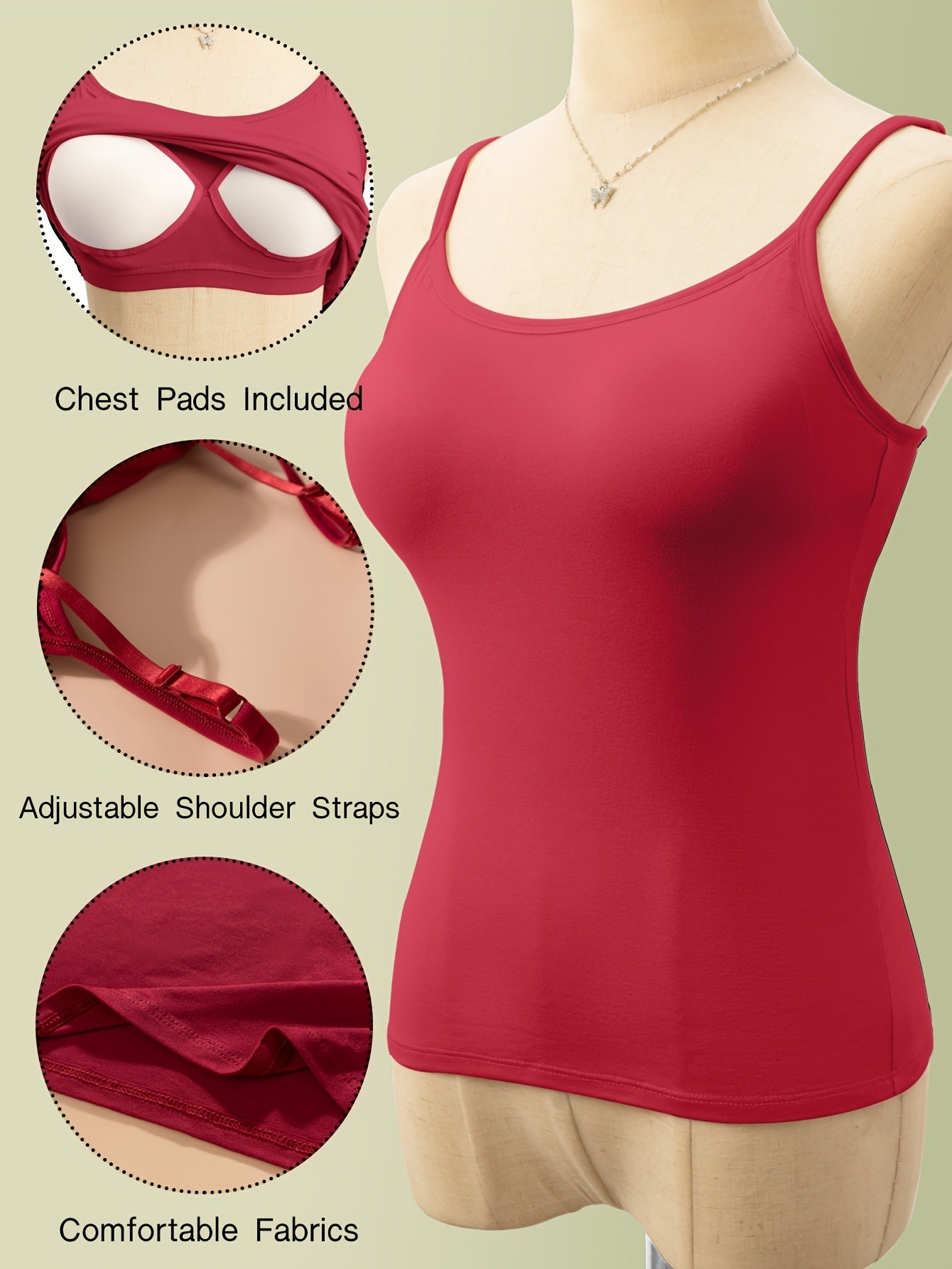 Women's Black Viscose Sleeveless Tank Top - product view 30