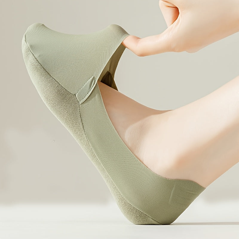 Women's Solid Color Ankle Socks - 10-Pair Pack