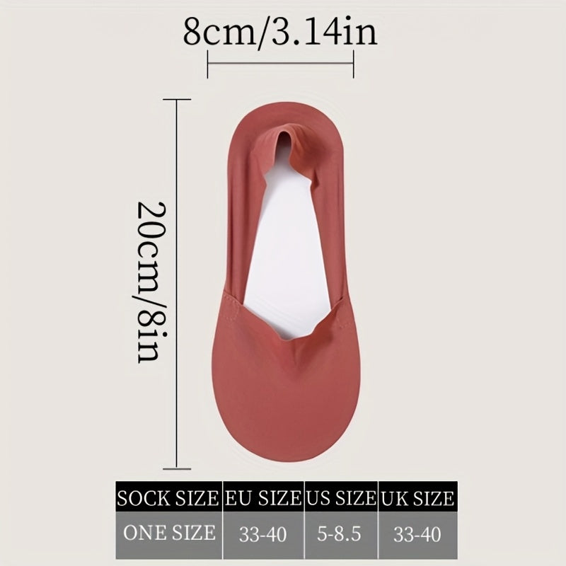 Women's Solid Color Ankle Socks - 10-Pair Pack
