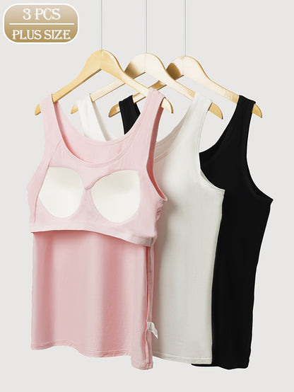 Women's Solid Color Camisole - Sleeveless 602341 detail image - detail view 10