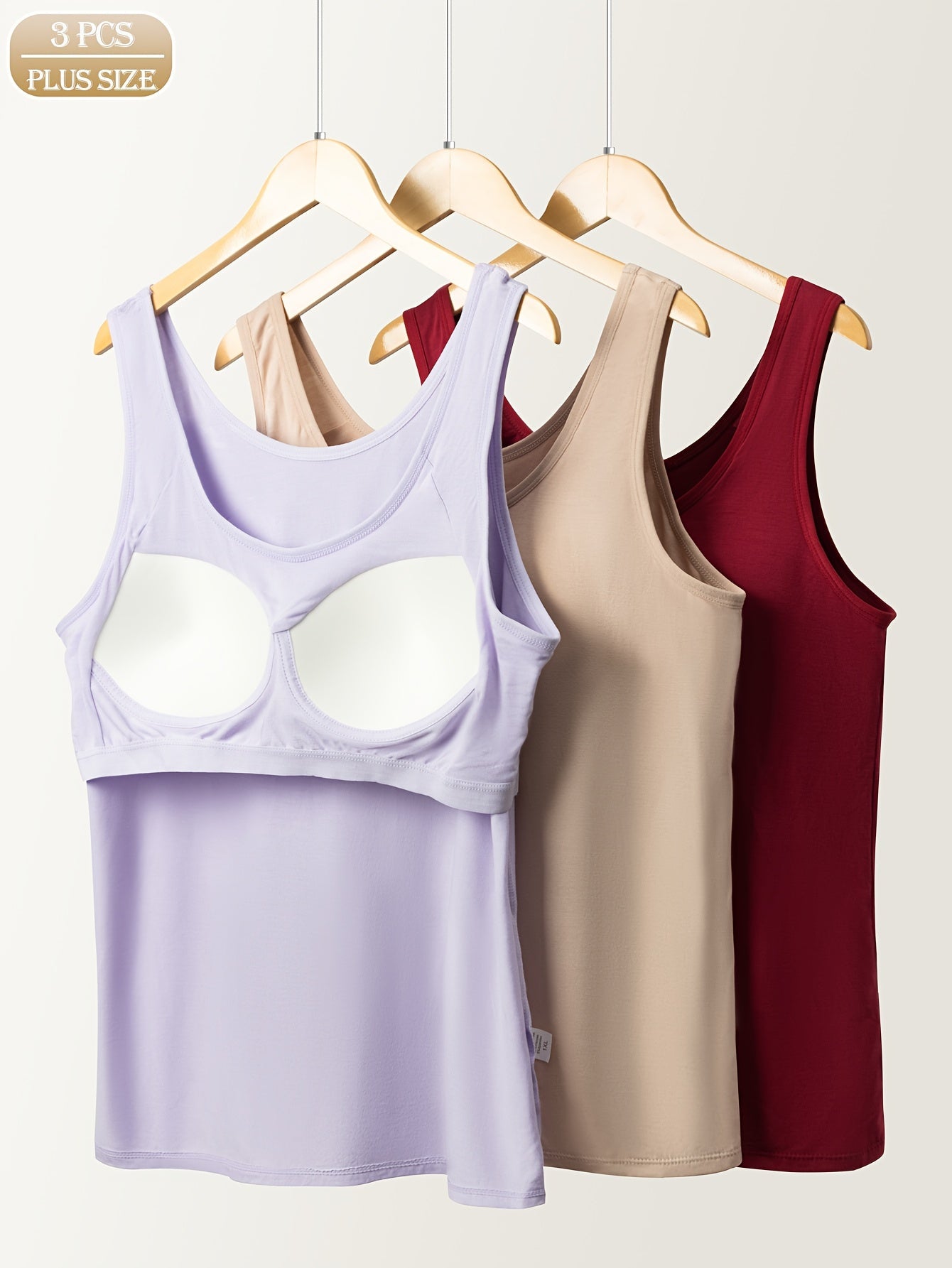 Women's Solid Color Camisole - Sleeveless 602341 detail image - detail view 14