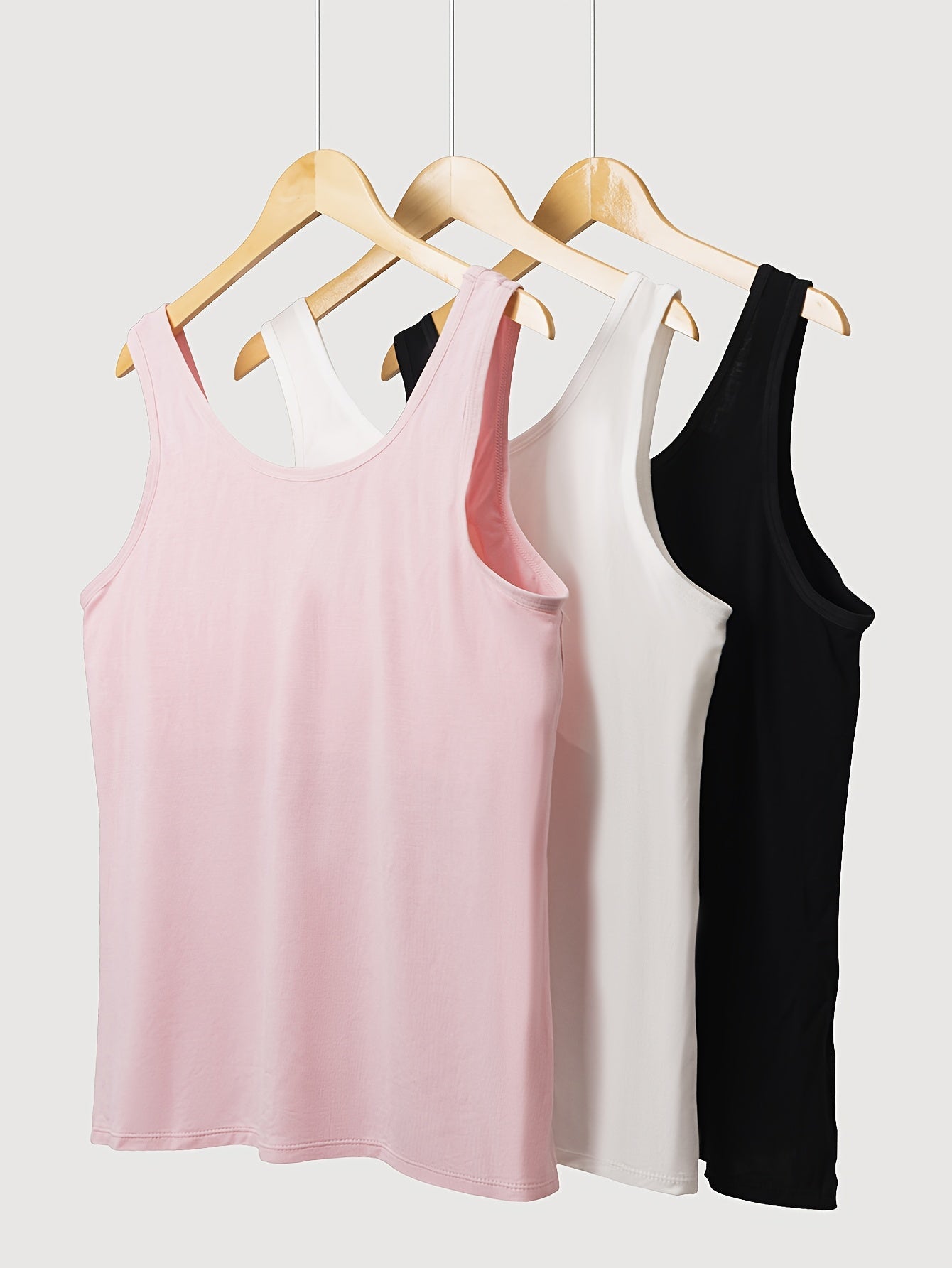 Women's Solid Color Camisole - Sleeveless 602341 detail image - detail view 4