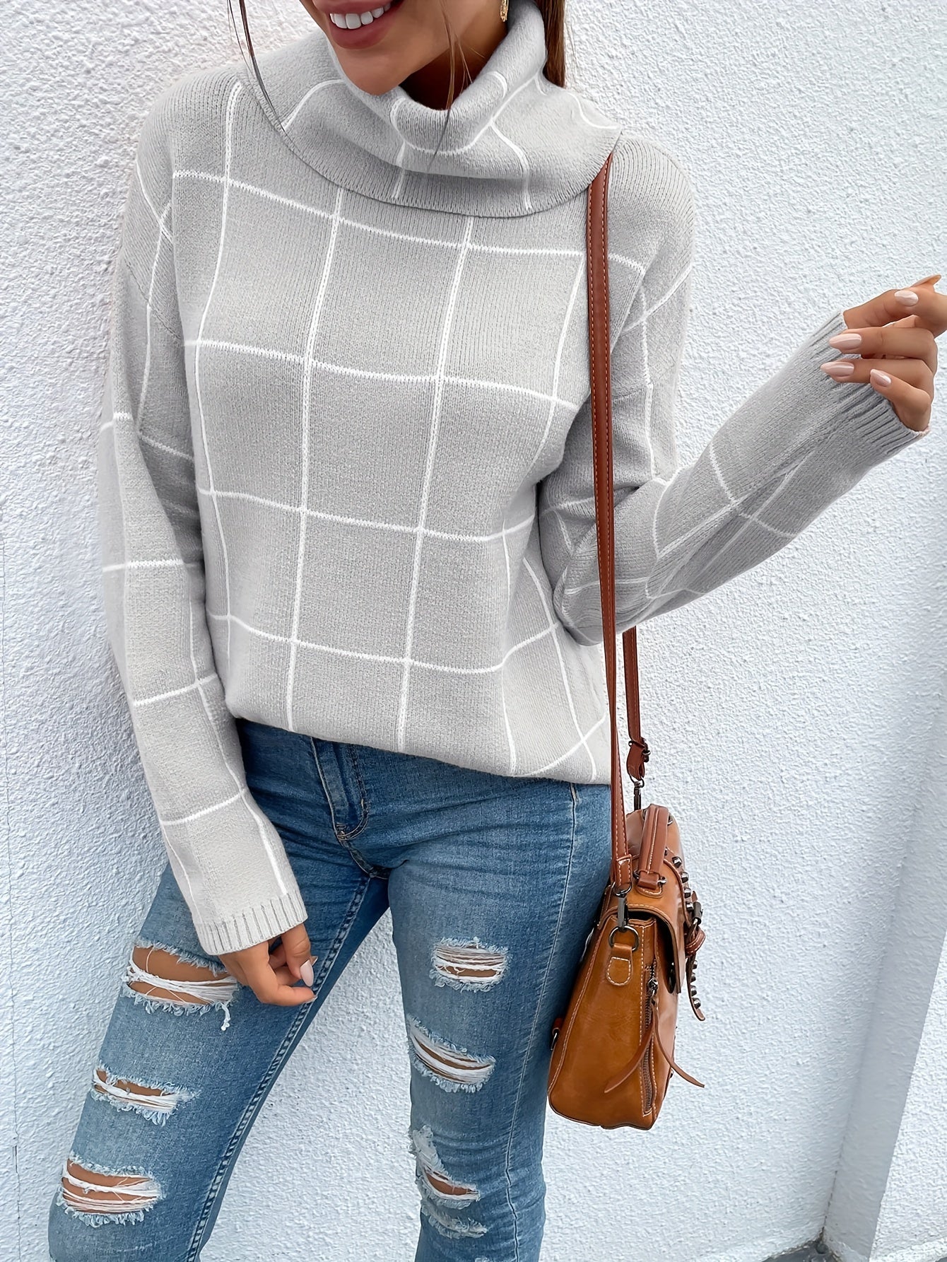 Women's Solid Color Shirt - Long Sleeve 084965 detail image - detail view 6