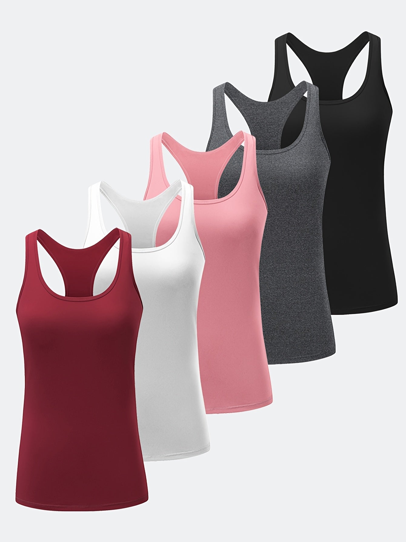 Women's Mixed colors Polyester Tank Top - product view 3