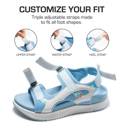 Women's Sport Sandals - Cushioned Comfort for Outdoor & Travel