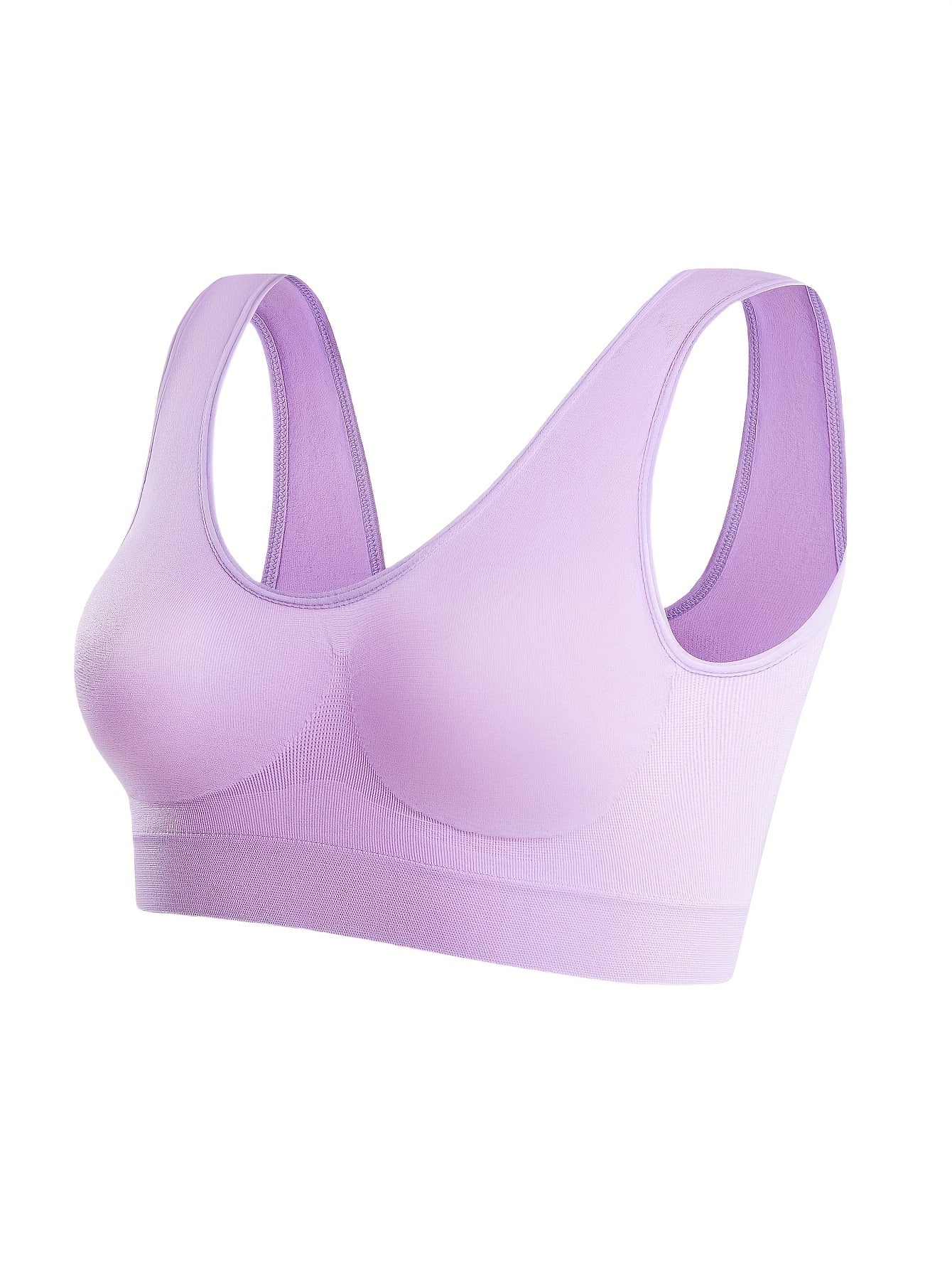 Women's Sports Bra - Seamless, Soft Support - Mix Color 7P
