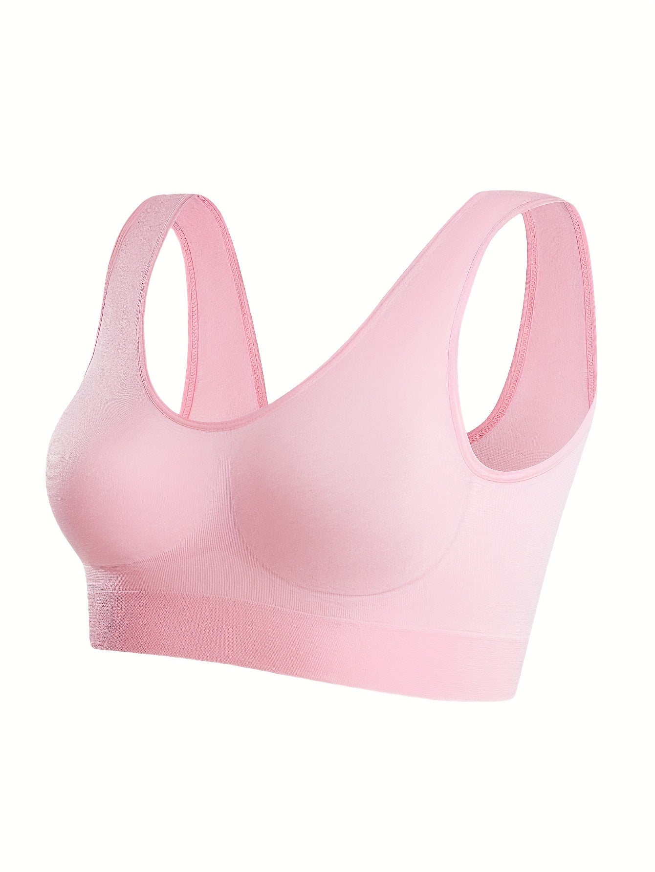Women's Sports Bra - Seamless, Soft Support - Mix Color 7P