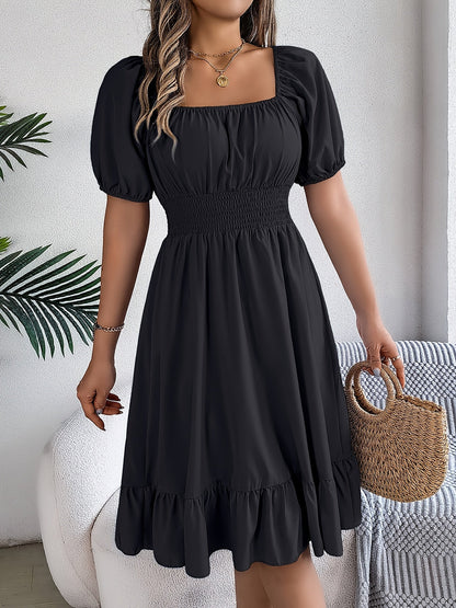 Women's Black Polyester Dress - product view 4