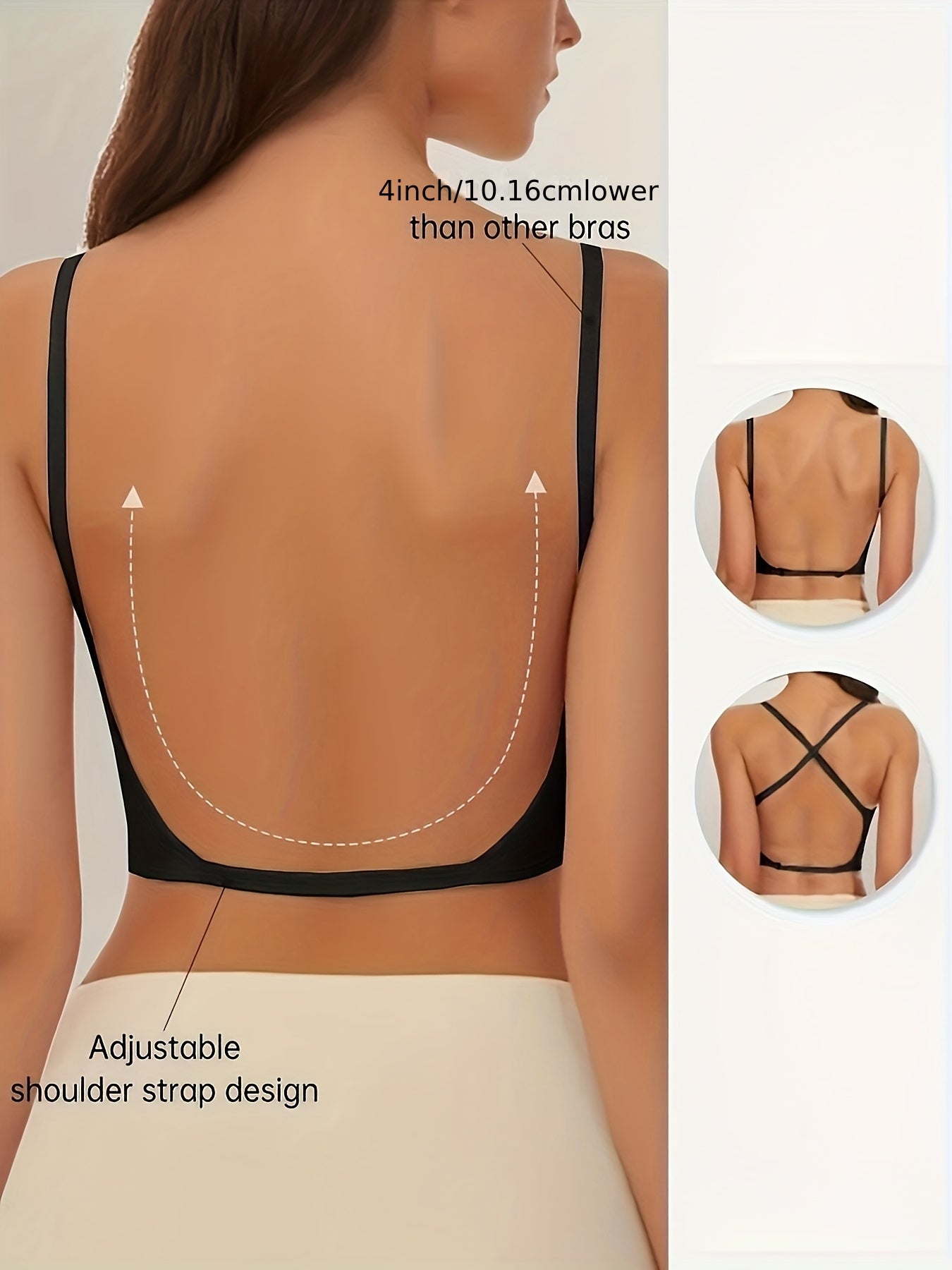Women's Strapless Wireless Bra - 4-Pack Everyday Support