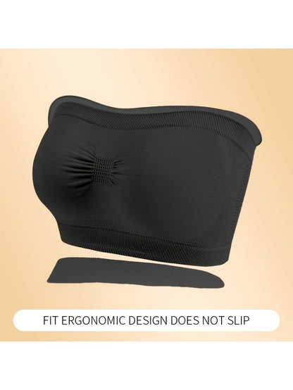 Women's Strapless Wireless Bra - 5-Pack Seamless, Wireless