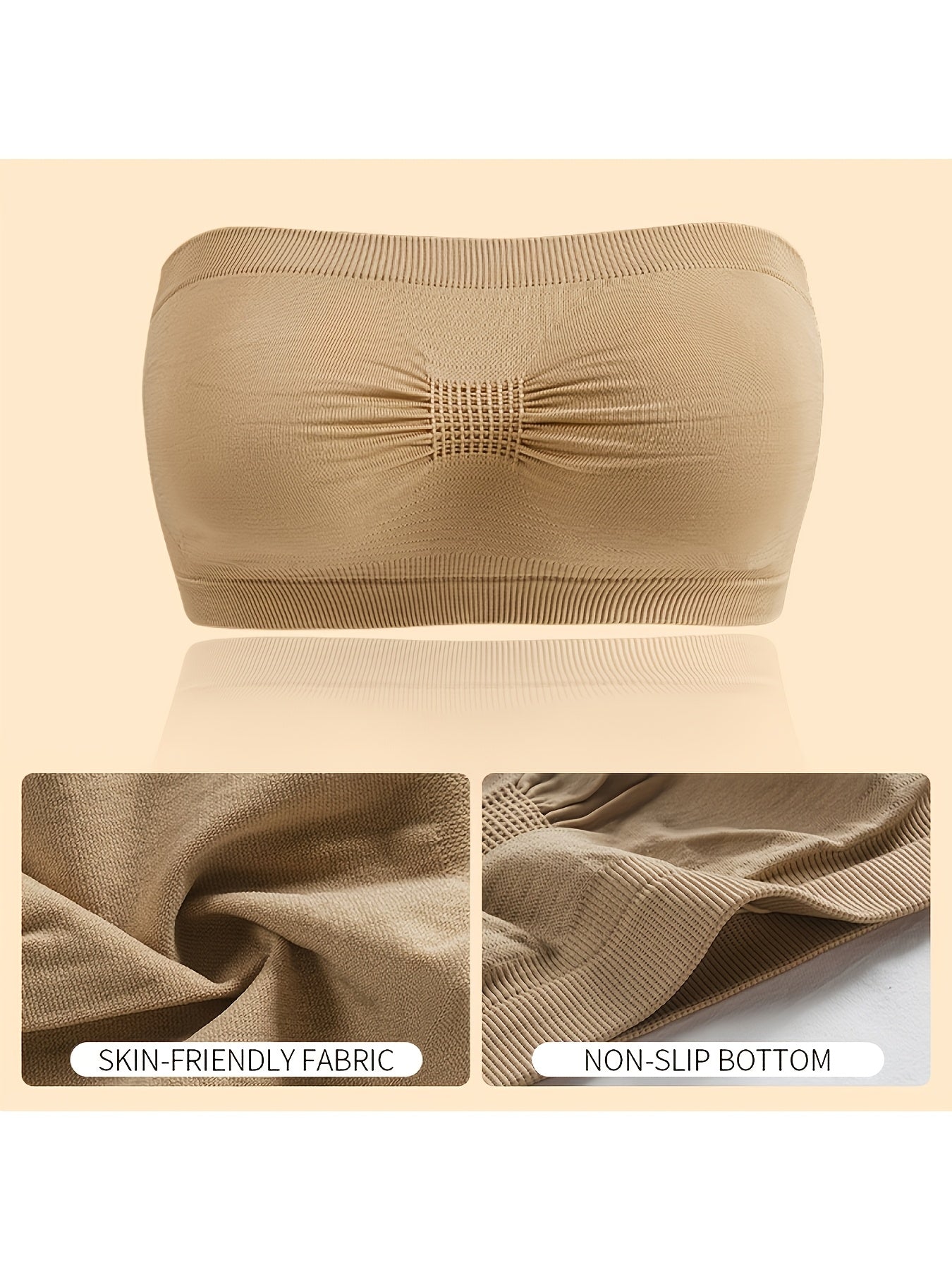 Women's Strapless Wireless Bra - 5-Pack Seamless, Wireless