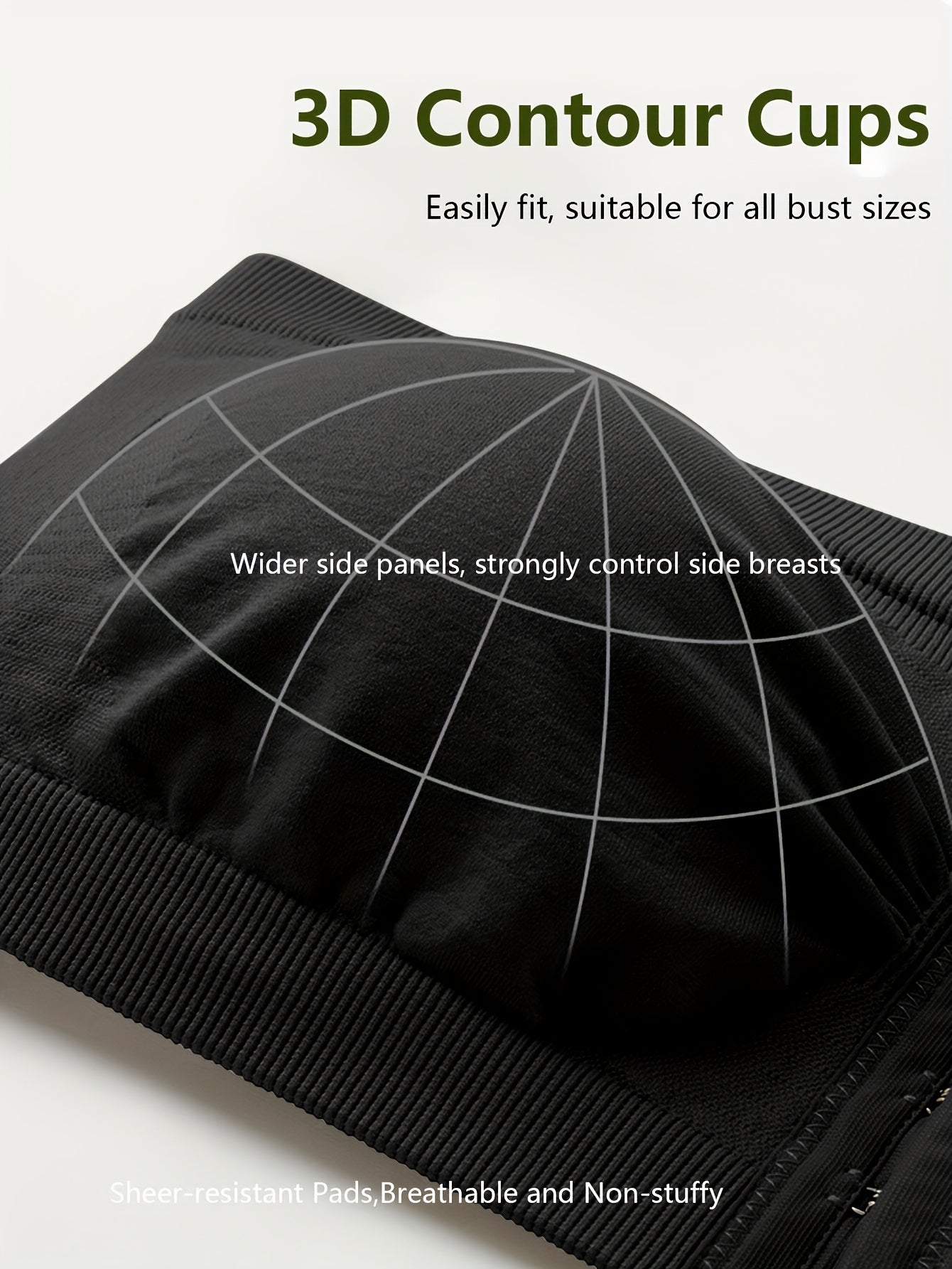 Women's Strapless Wireless Bra - 5-Pack Unpadded, Medium Support