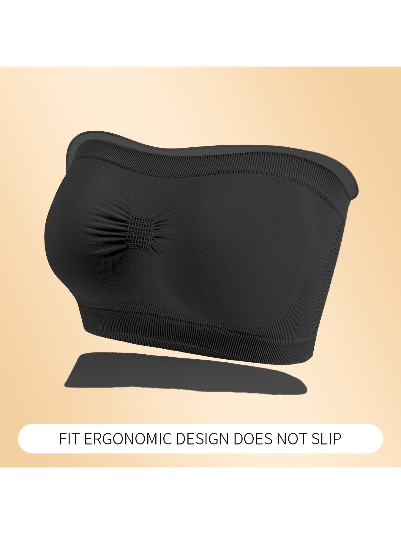 Women's Strapless Wireless Bra - Padded, Medium Support
