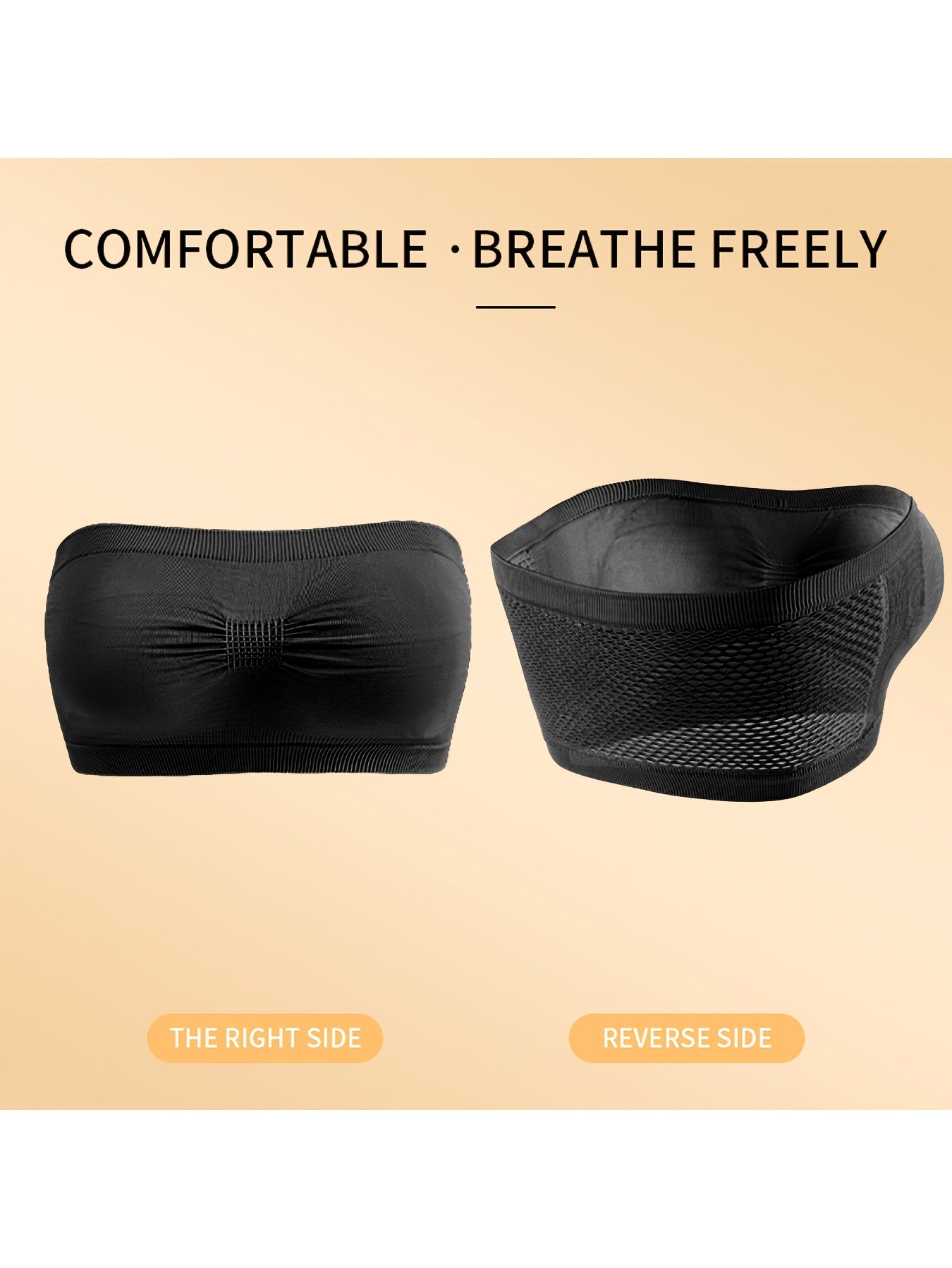 Women's Strapless Wireless Bra - Padded, Medium Support