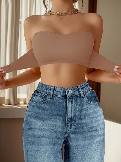 Women's Strapless Wireless Bras 3-Pack - Padded
