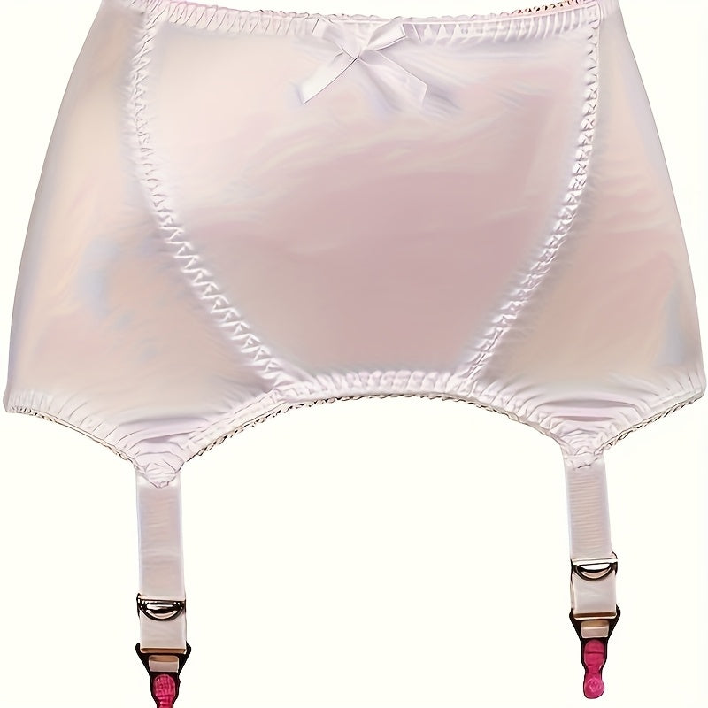 Women's Suspender Garter Belt - Six Adjustable Satin Straps
