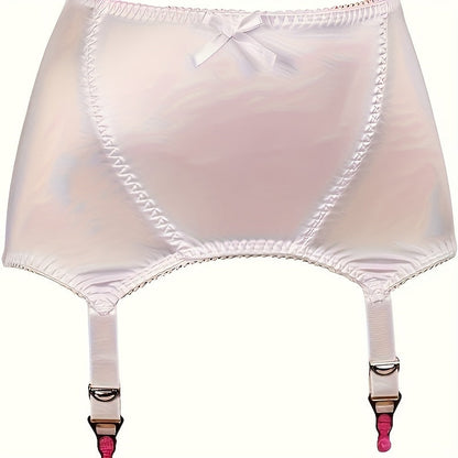 Women's Suspender Garter Belt - Six Adjustable Satin Straps