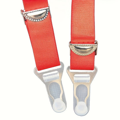 Women's Suspender Garter Belt - Six Adjustable Satin Straps