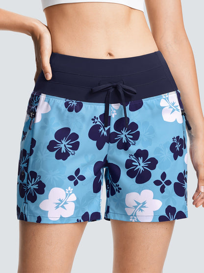 Women's Pastel Pink High-Waist Shorts - product view 45