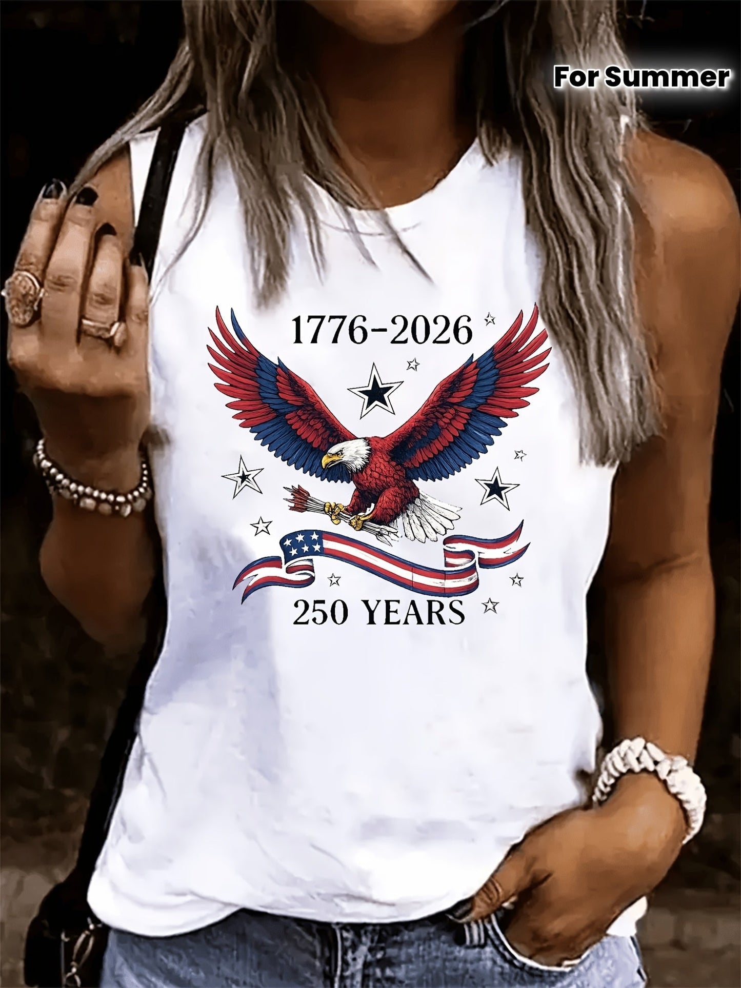 Summer Tank Casual Women's Summer Tank Casual Sleeveless Loose Fit Soft Breathable - product view 3