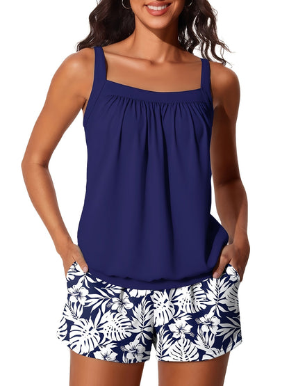 Women's Violet Blue Printed Shorts - product view 11