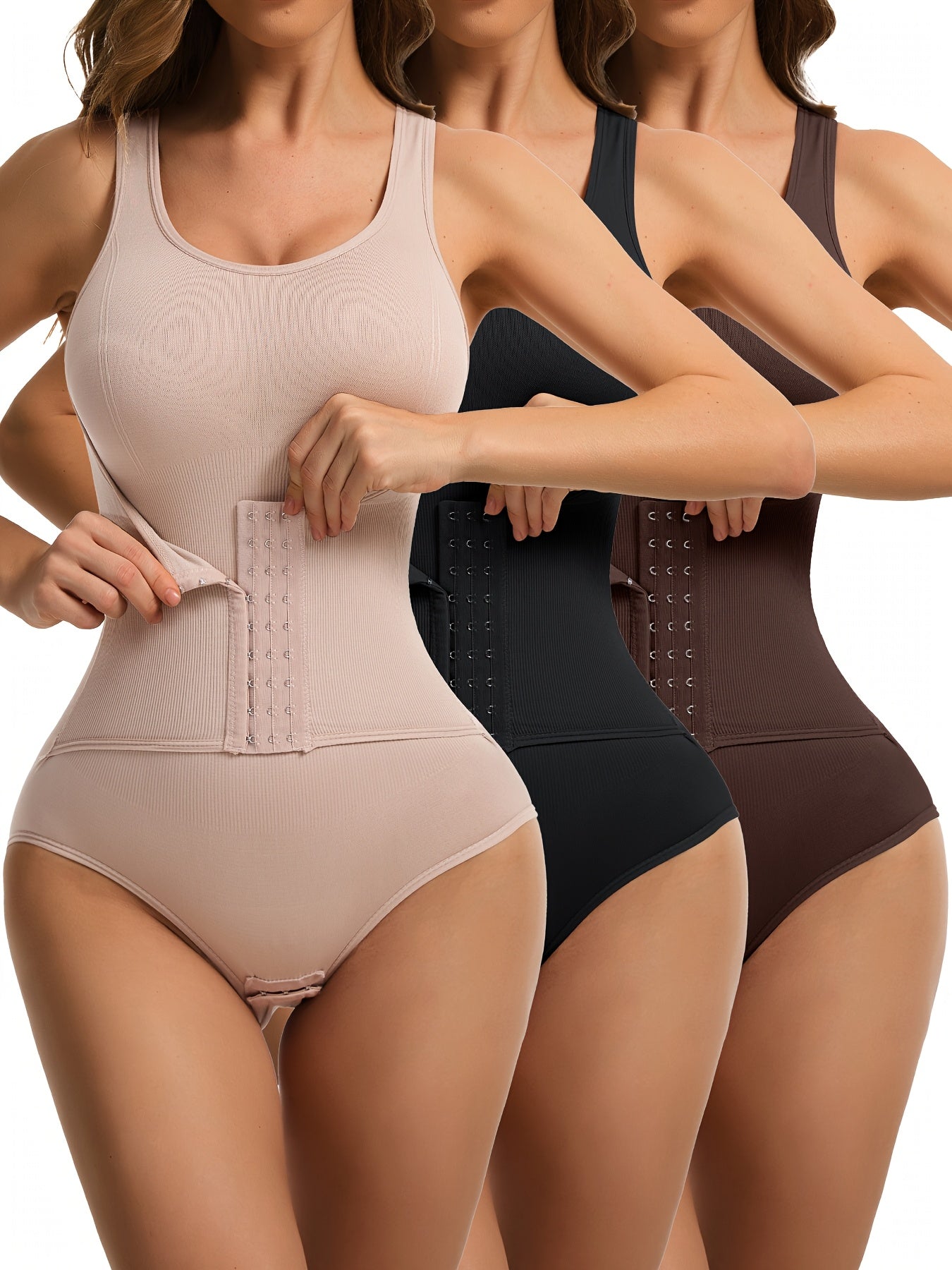 Women's Targeted Control Shapewear Bodysuit - Butt Lift Body Smoothing, Mixed colors Edition 48