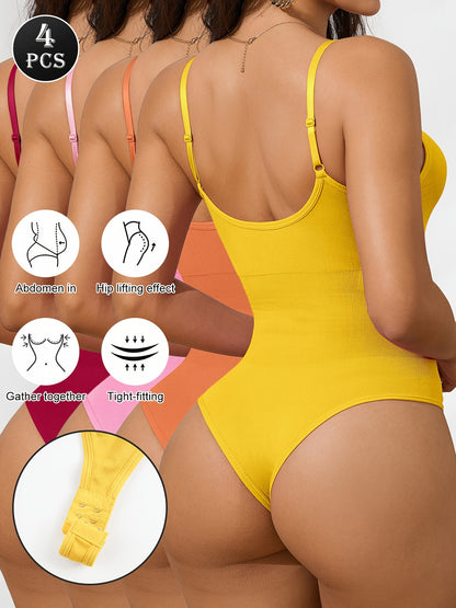 Women's Targeted Control Shapewear Bodysuit - Butt Lift Body Smoothing, Mixed colors Edition 49