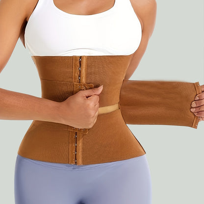 Women's Targeted Control Waist Cincher - Belted Body Smoothing, Brown