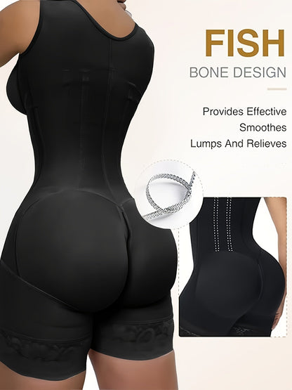 Women's Targeted Control Waist Cincher - Zip Front Plus Size Body Smoothing