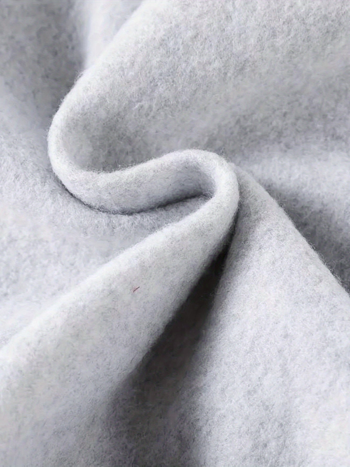 Women's Light Grey Polyester Sweatshirt - product view 2