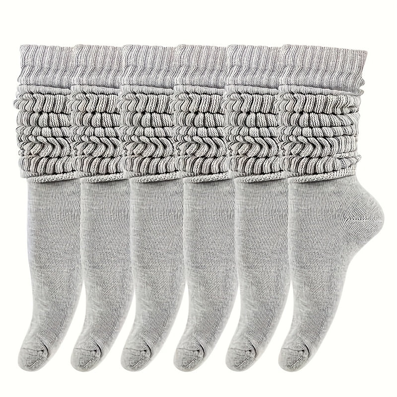 Women's Thermal Knee-High Socks - 6-Pair Pack