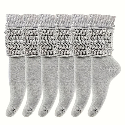 Women's Thermal Knee-High Socks - 6-Pair Pack