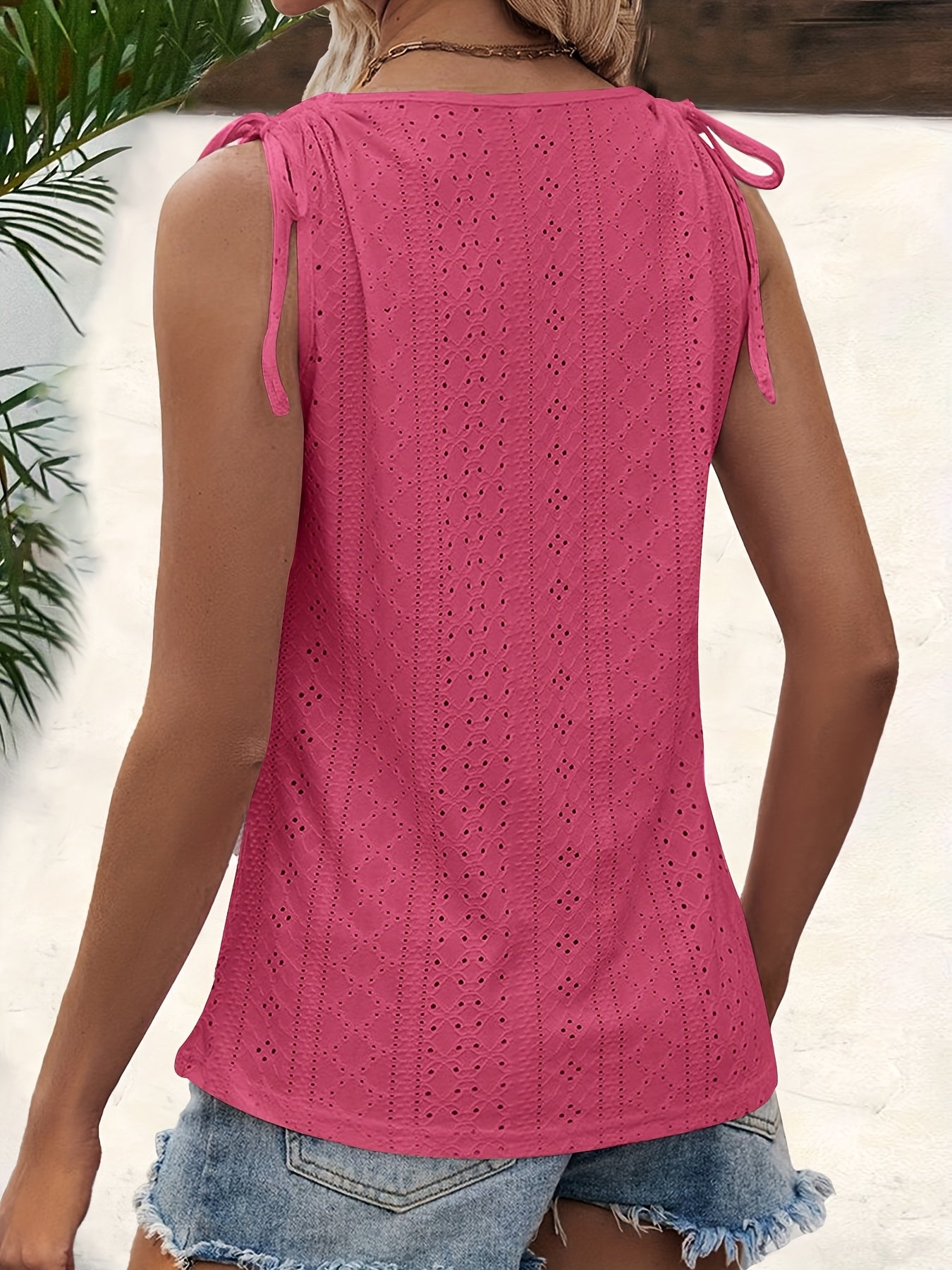 Women's Top - Solid Color Style 729125 detail image - detail view 3