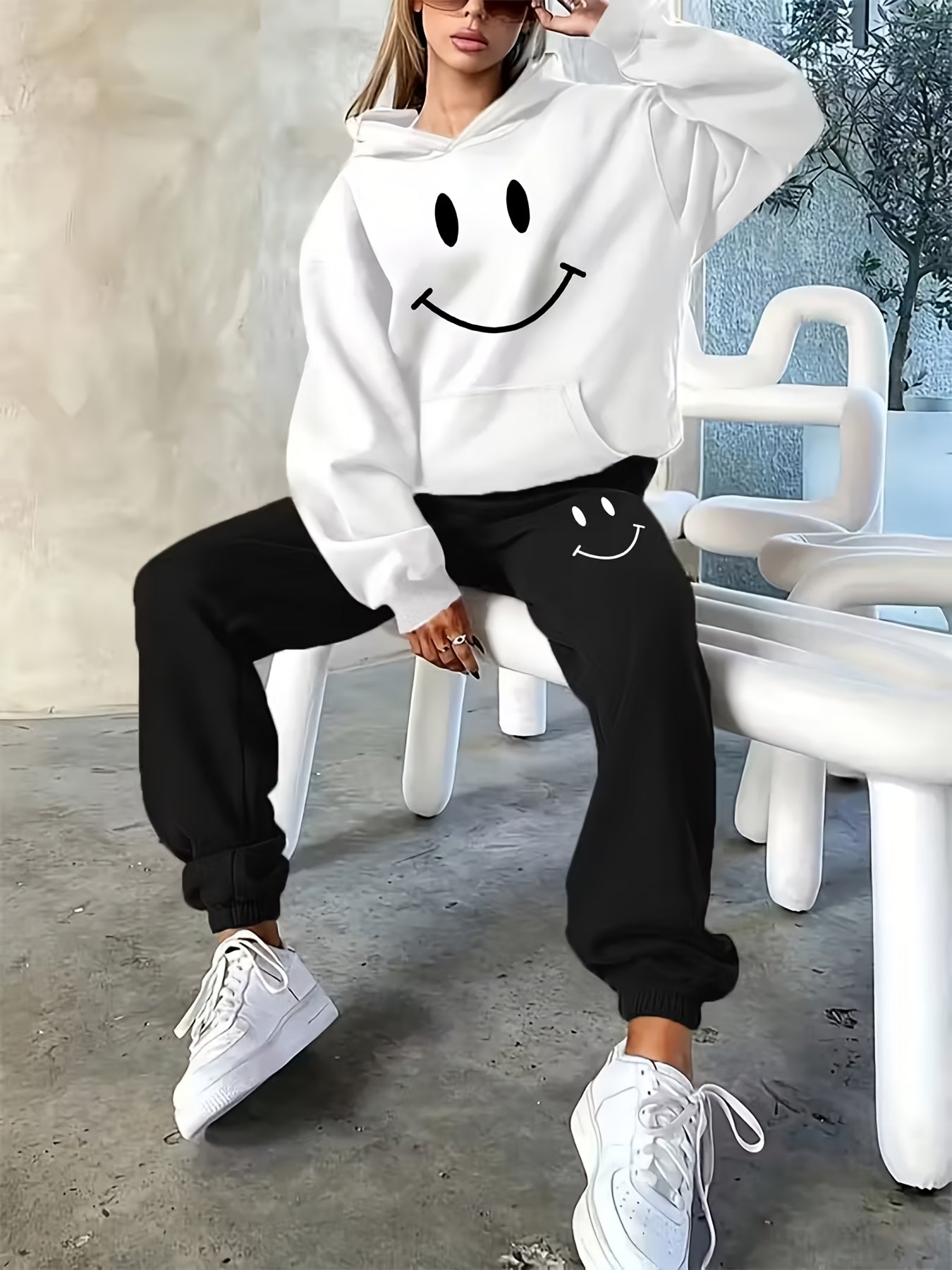 Women's Tracksuit Set - Active Printed Style 35 detail image - detail view 15
