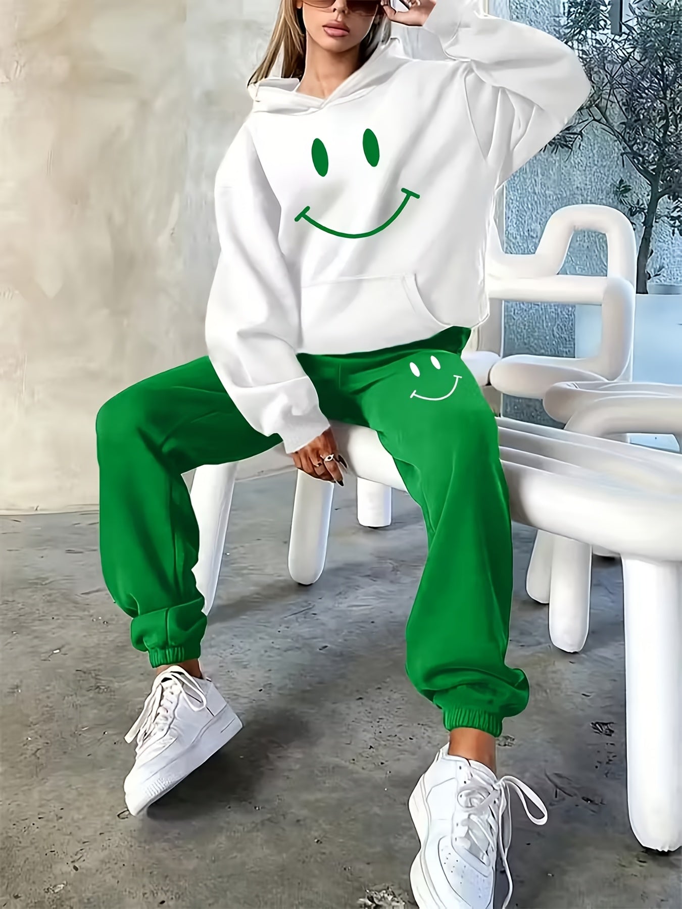 Women's Tracksuit Set - Active Printed Style 35 detail image - detail view 17