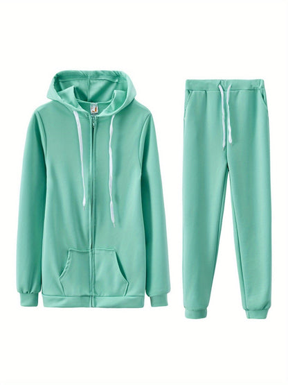 Women's Tracksuit Set - Active Zip Detail Style 72 detail image - detail view 8